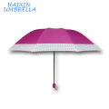 Color rosa Guarda Chuva EE. UU. Y Brasil Mercado Big Folding Umbrella Wholesale Manufacturer China